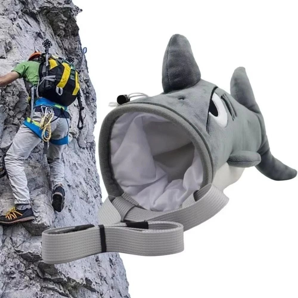 Cute Sloth/Shark Magnesium Pow - Outdoor Sport Climbing Gear ulasan dan harga