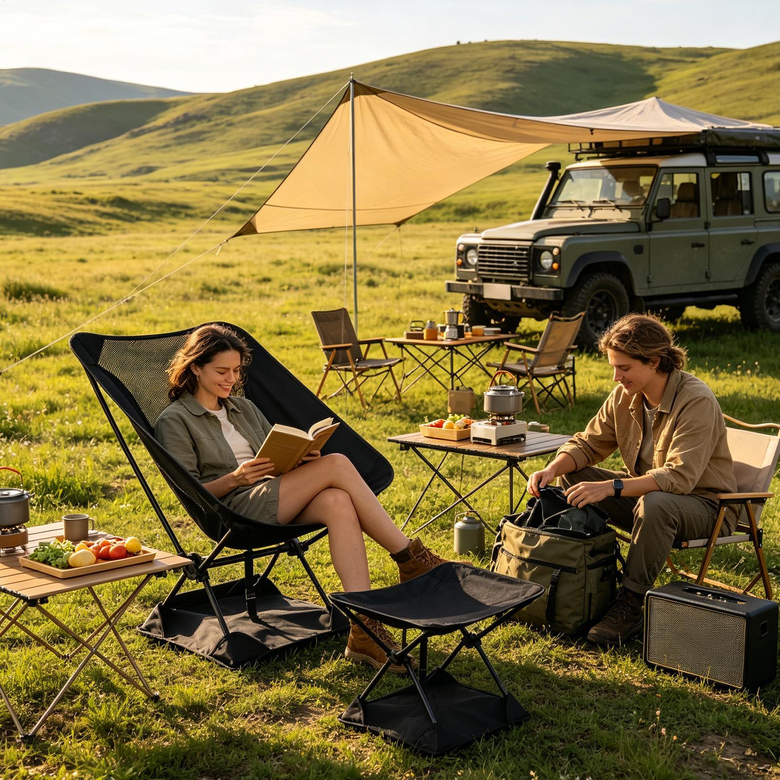 Ground Sheet Camp Chairs Light - Outdoor Sport Chairs ulasan dan harga