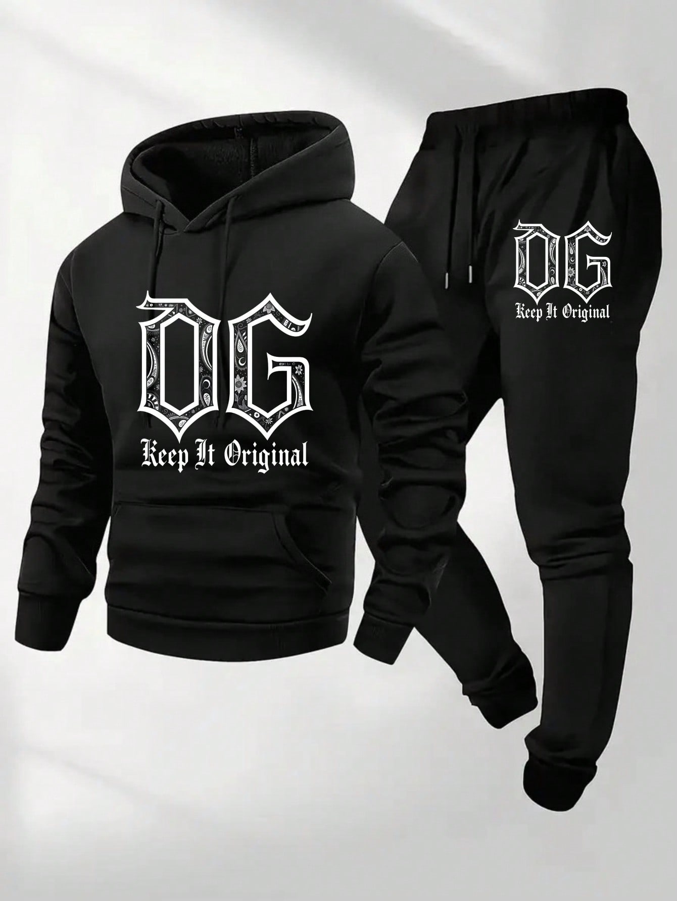 OG Print Men's 2 Piece Casual  - Outdoor Sport Hoodie ulasan dan harga