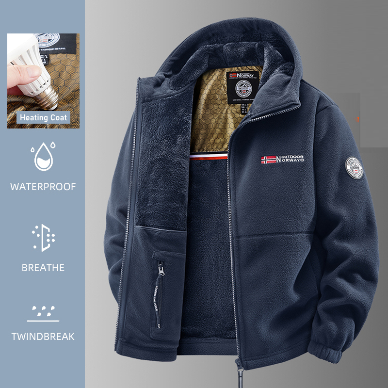 Men Heated Jacket Winter Polar - Outdoor Sport Coat ulasan dan harga