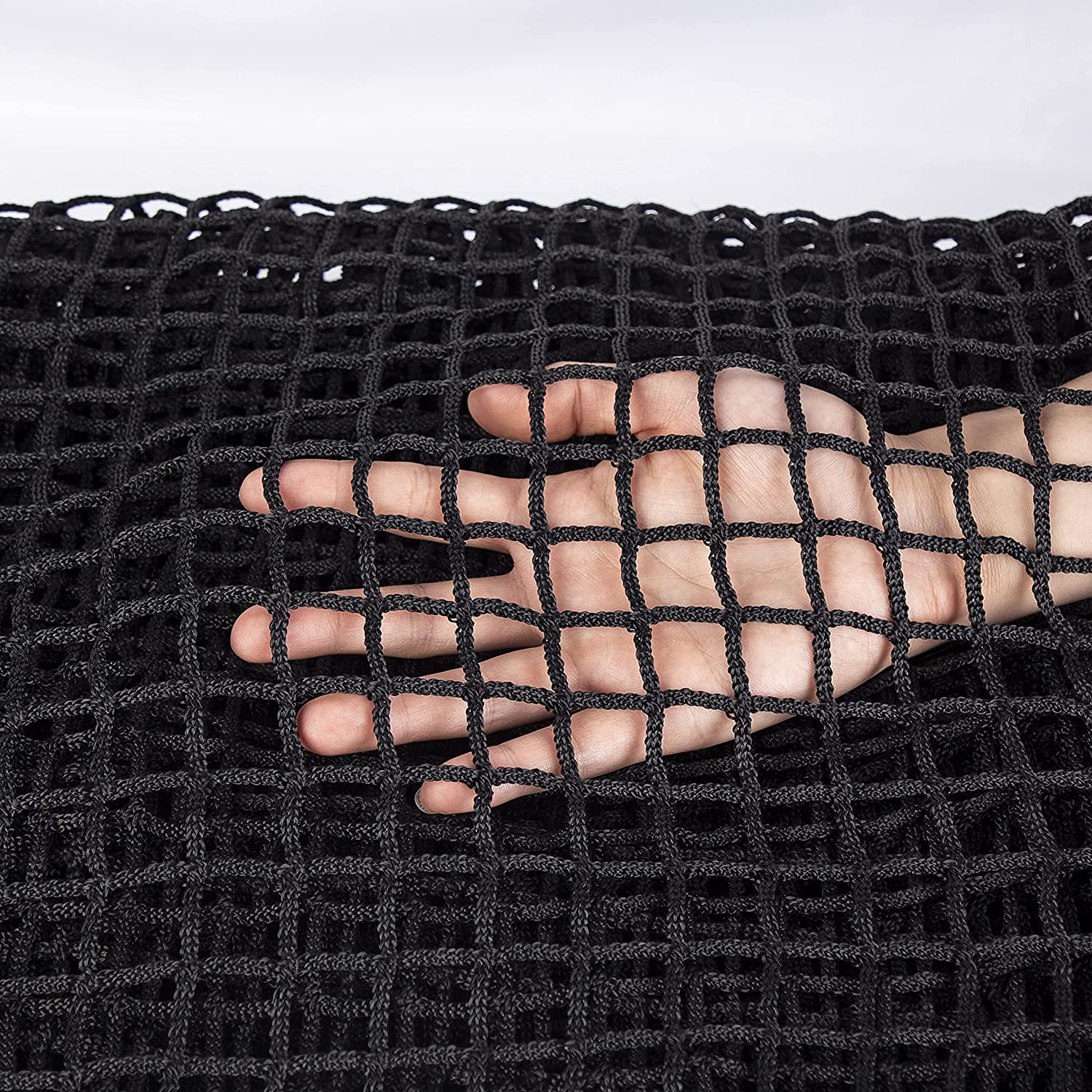 Black Soccer Backstop Net, Spo - Outdoor Sports Net ulasan dan harga