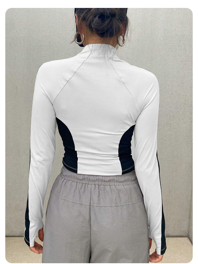 Yoga Clothes Stand Up Collar J - Outdoor Sportswear ulasan dan harga
