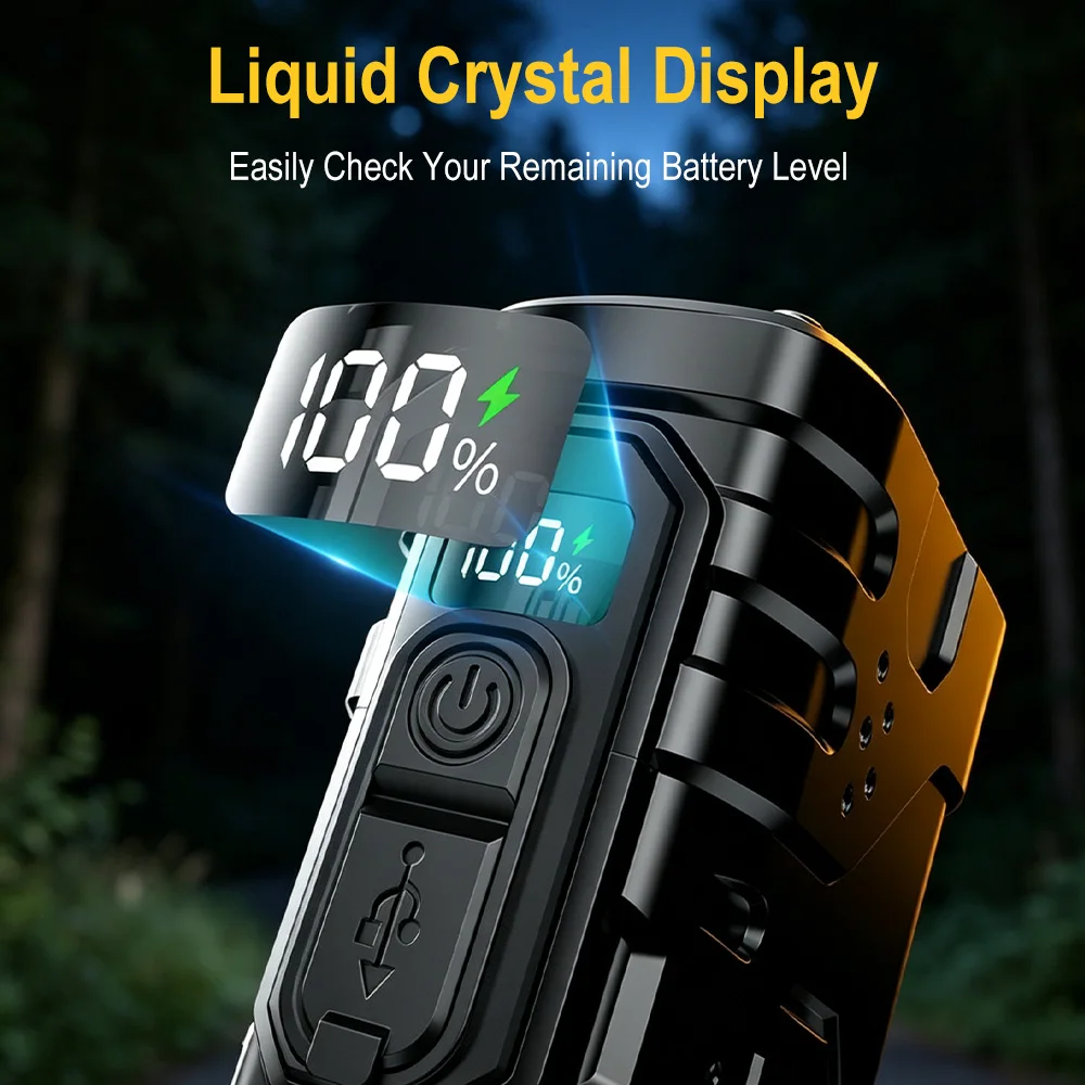BORUIiT Hand Crank EDC LED Fla - Outdoor Sport Lights ulasan dan harga