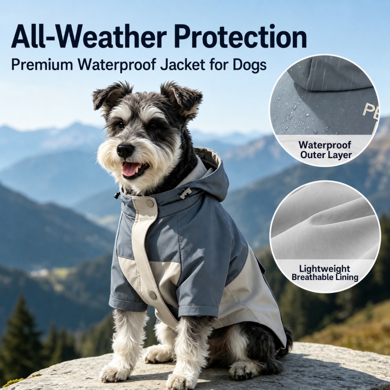 Adjustable Dog Outdoor Raincoa - Outdoor Sport Coat ulasan dan harga