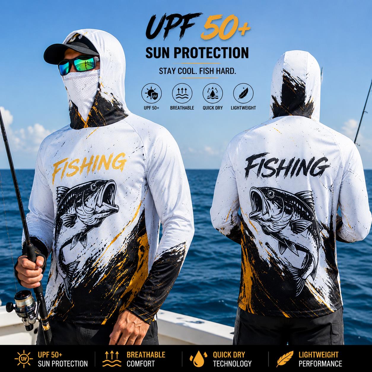 Quick Dry Breathable Men Fishi - Outdoor Sports ulasan dan harga