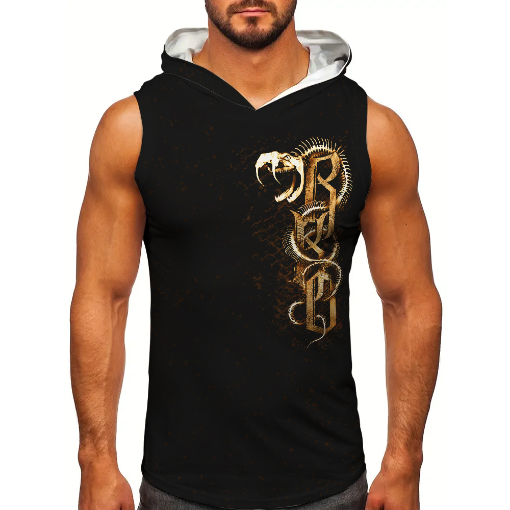 Men's Black Randy Orton Viper  - Outdoor Sport Hoodie ulasan dan harga