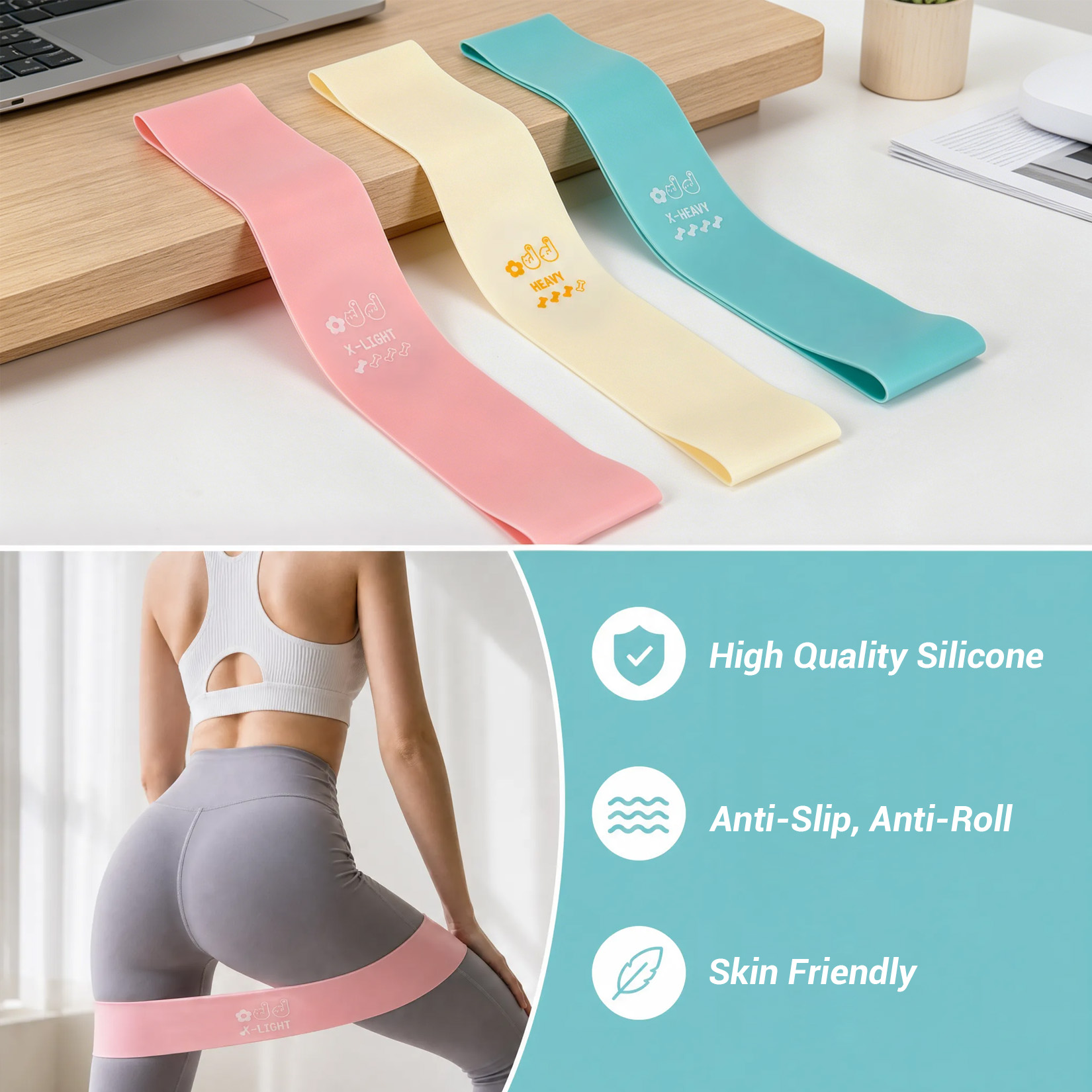 Pilates Training Set, 6-in-1 P - Gymnastic Bar Home ulasan dan harga