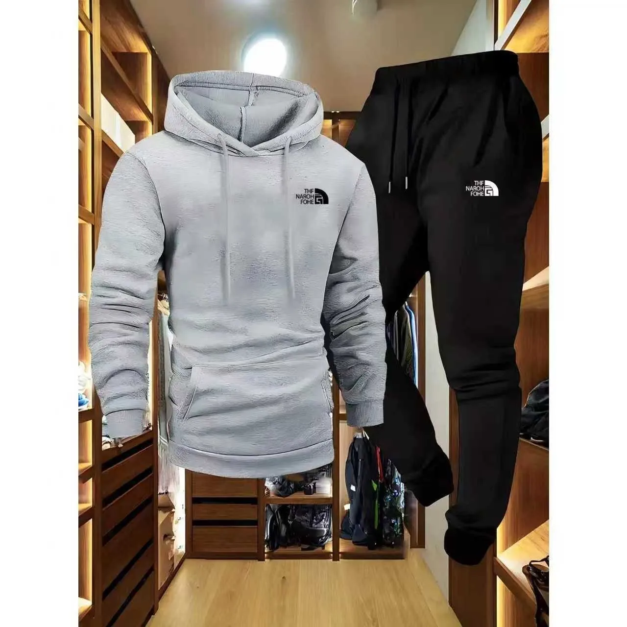 Men's Autumn and Winter Patter - Outdoor Sport Hoodie ulasan dan harga