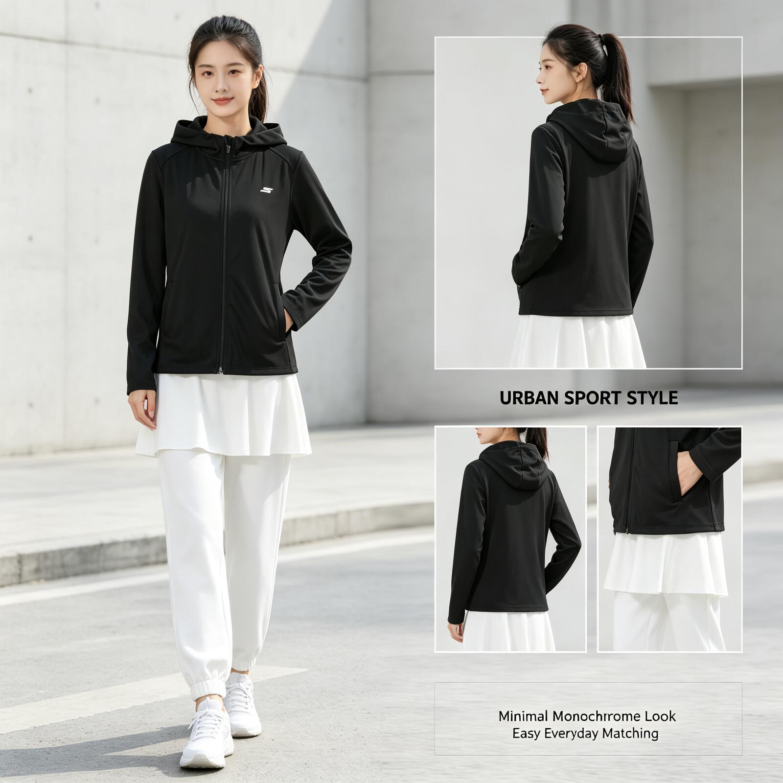 SKECHERS Women Lightweight Kni - Outdoor Sport Hoodie ulasan dan harga